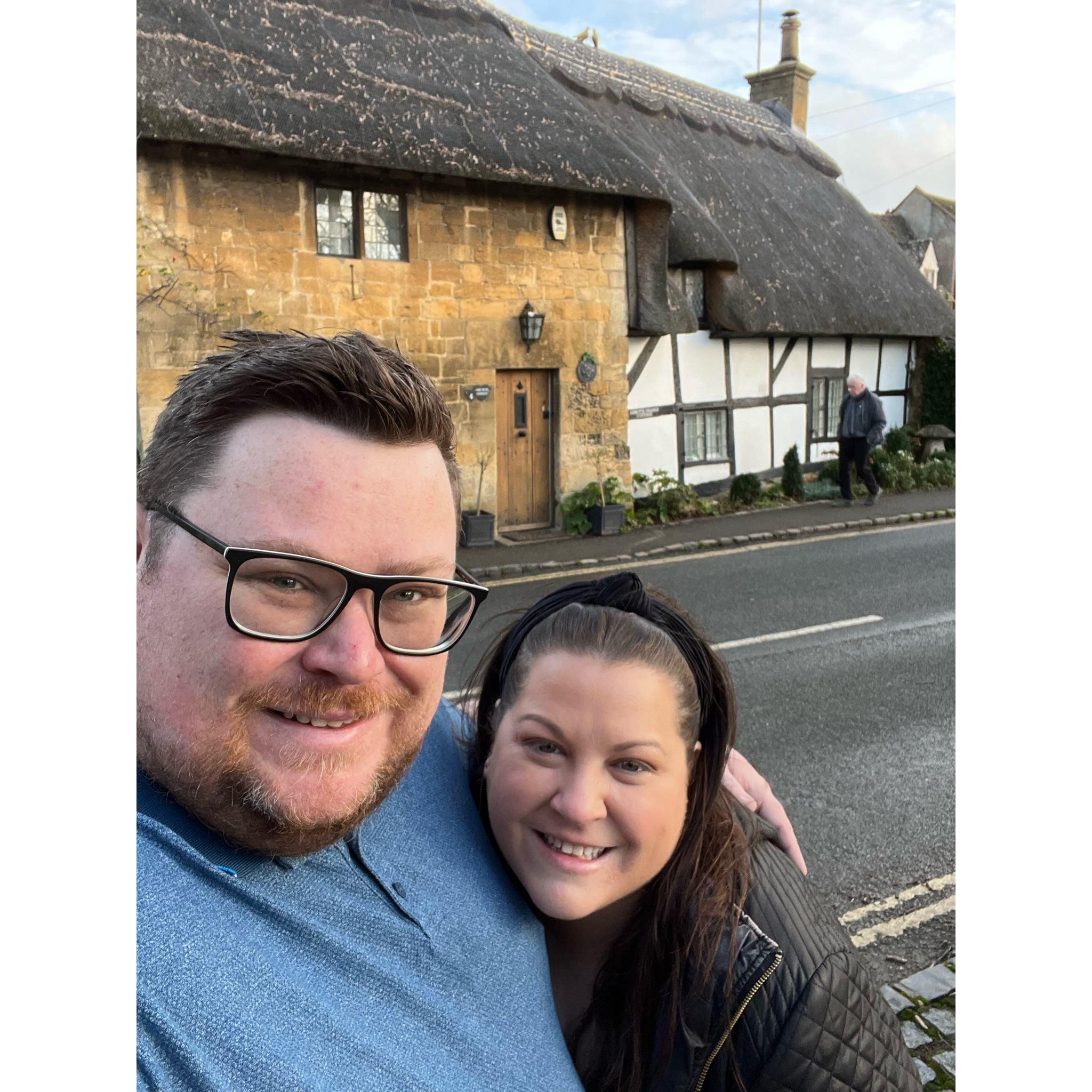 Thatched cottages are our happy place
