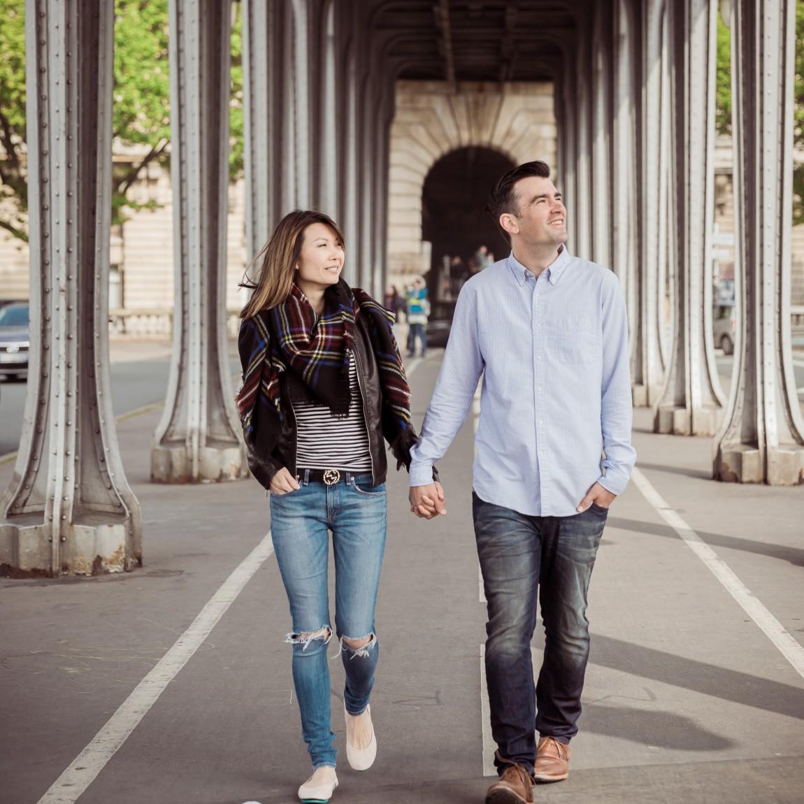 Pont De Bir-Hakeim aka the "Inception Bridge" from the 2010 film with Leonardo DiCaprio.
Paris, 2017