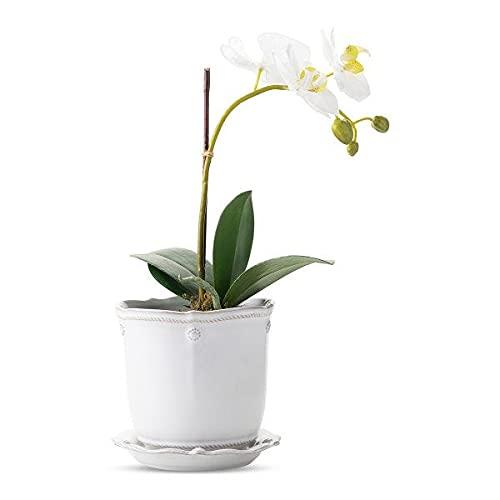 Juliska Berry & Thread Whitewash 5.25" Planter & Saucer