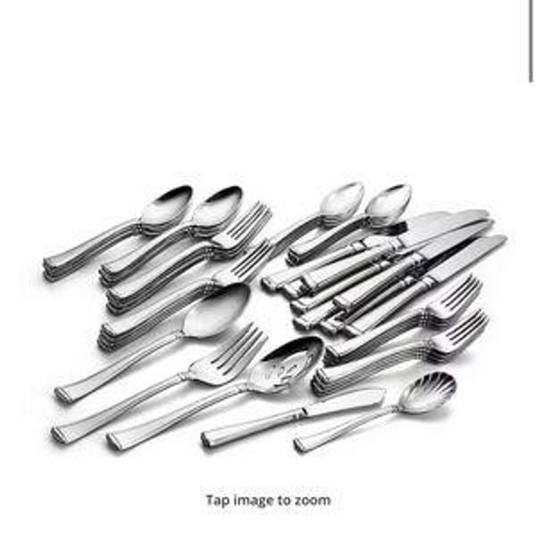 Gorham Column 45-Piece Stainless Steel Flatware Set | Dillard's