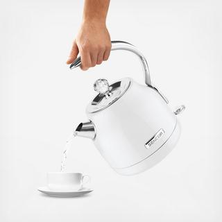 Crystal Electric Kettle with Power Cord Base