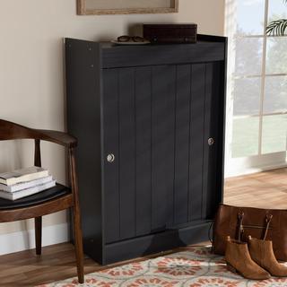 Leone 2-Door Entryway Shoe Storage Cabinet