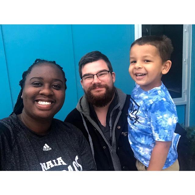 Dropping Luke off on his first day of Pre-K - Sep 2020