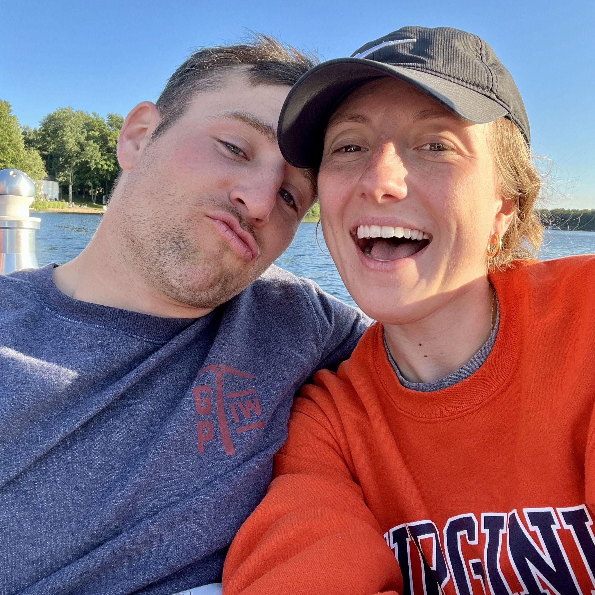 Introducing Alex to Long Lake - which is Lydia's cottage (NOT cabin - calling out my Minnesotans)