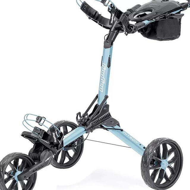Bag Boy Nitron Auto-Open Push Cart- ICE BLUE