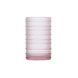 Jupiter Iced Beverage Glass - Pink - Greenhouse Home