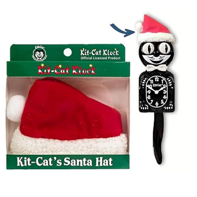 Kit-Cat Klock Santa Hat Oversize Santa Hat - Perfect for Holiday Parties & Christmas Decorations