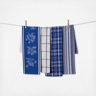 4-Piece Jacquard Tea Towel Set