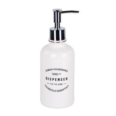 Lifestyle Home Domain Lotion Dispenser in White