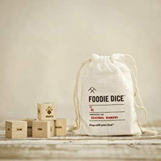 Foodie Dice No. 1 Seasonal Dinners (pouch) // Gift for women, men, her, foodie, hostess, couples or cooking gift