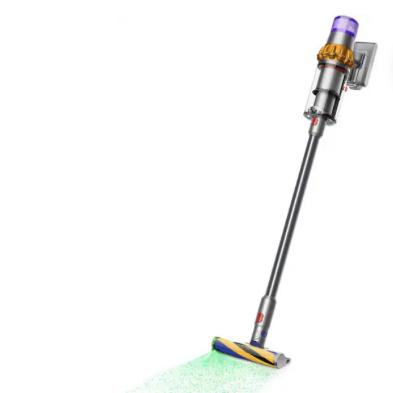 Dyson - V15 Detect Extra Cordless Vacuum with 10 accessories - Yellow/Nickel