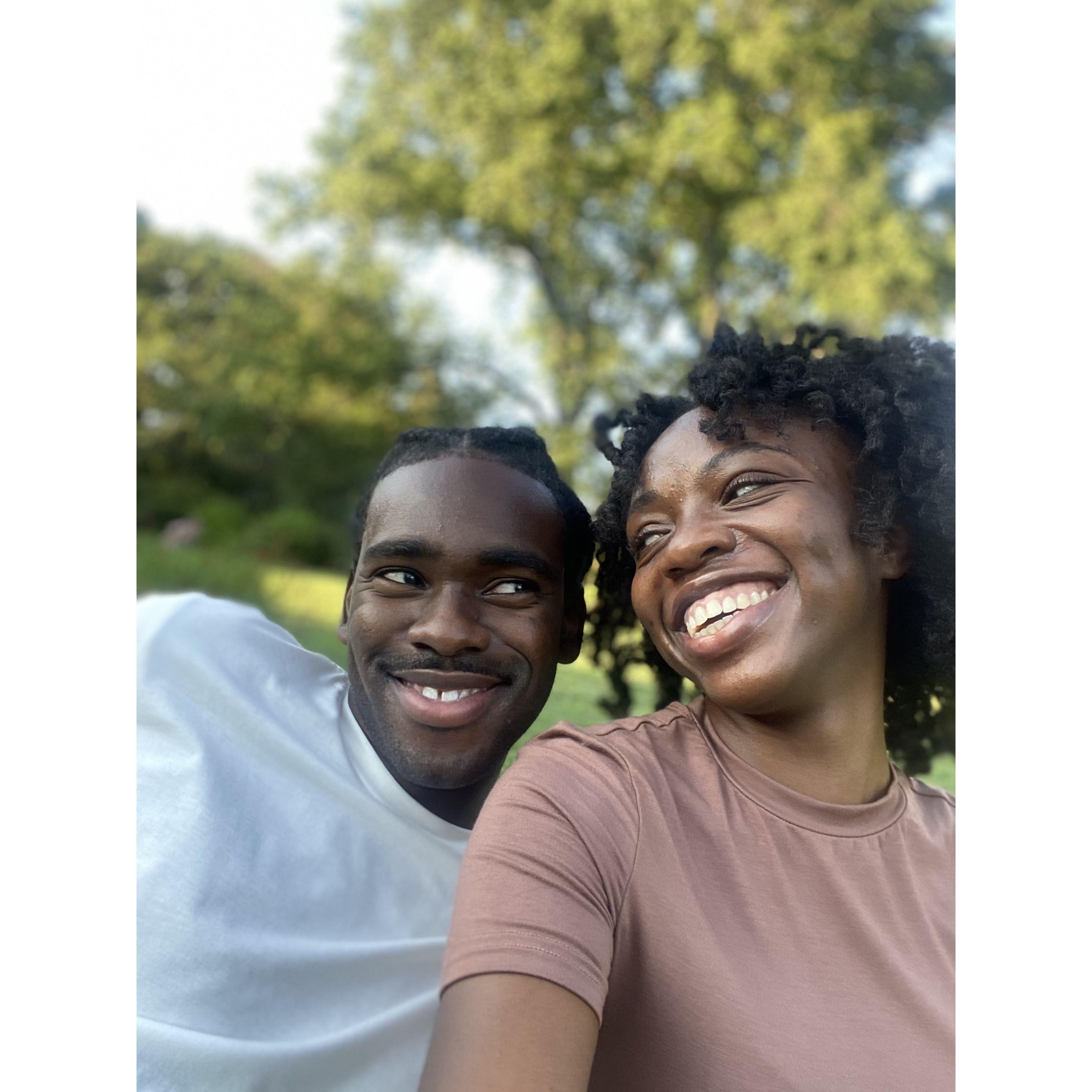 Lovers at the botanical Garden 🤎🌳🧡