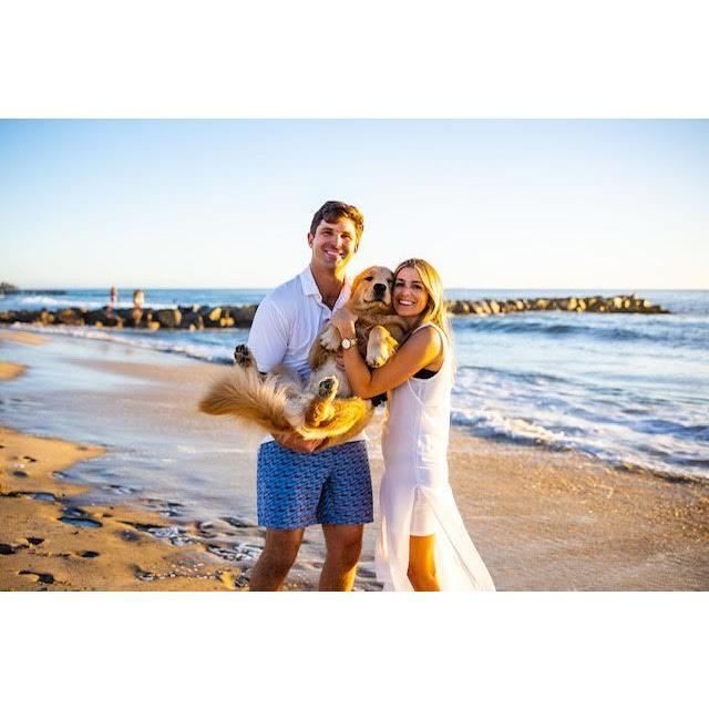 Engaged and with our Pup Archie!