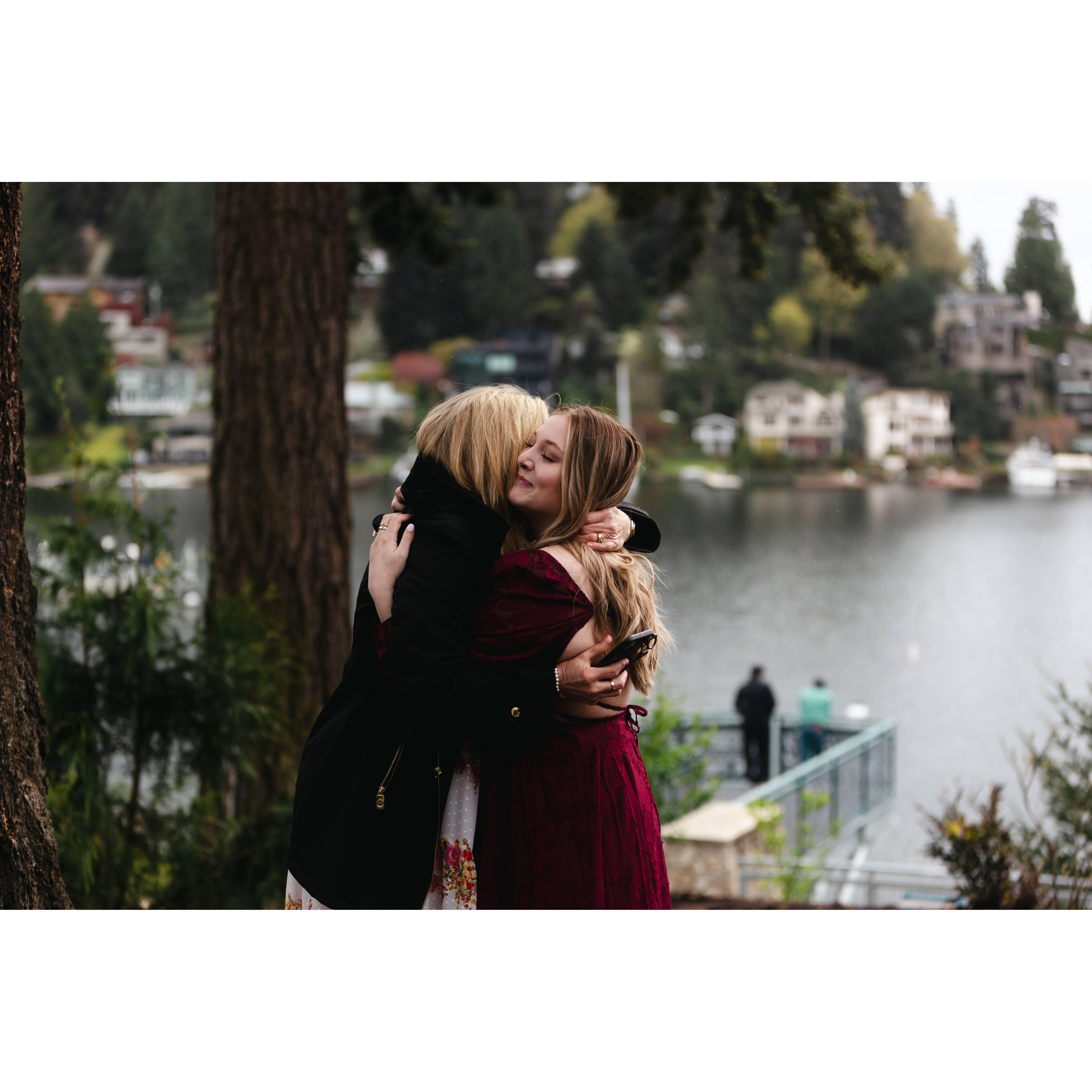 The best mom hug post proposal