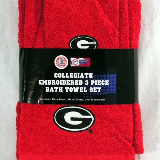 Georgia Bulldogs 3 PC Bath Towel Set