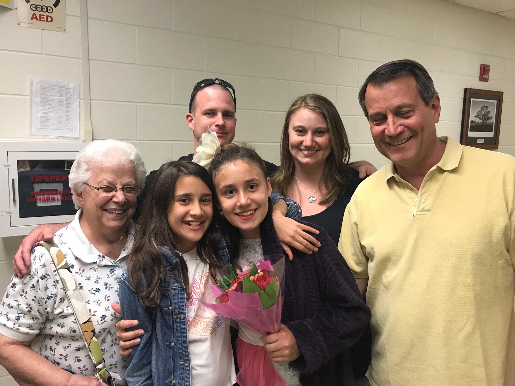 Brian won about eight million brownie points with Danielle's family after sitting through her sister Brooke's four-hour-long dance recital in May 2017.