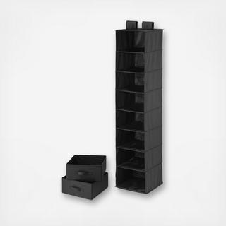 8-Shelf Hanging Organizer with Drawers