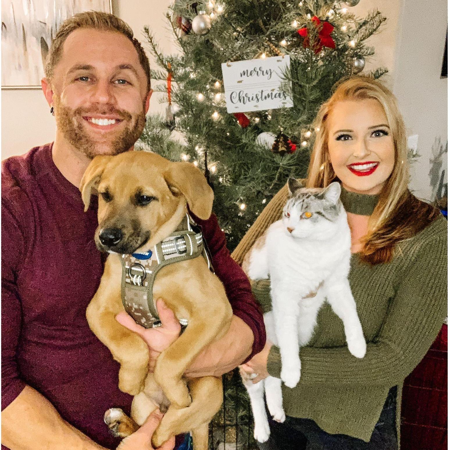 Christmas 2020 with Buster and Diesel