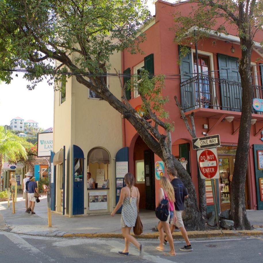 Cruz Bay shops