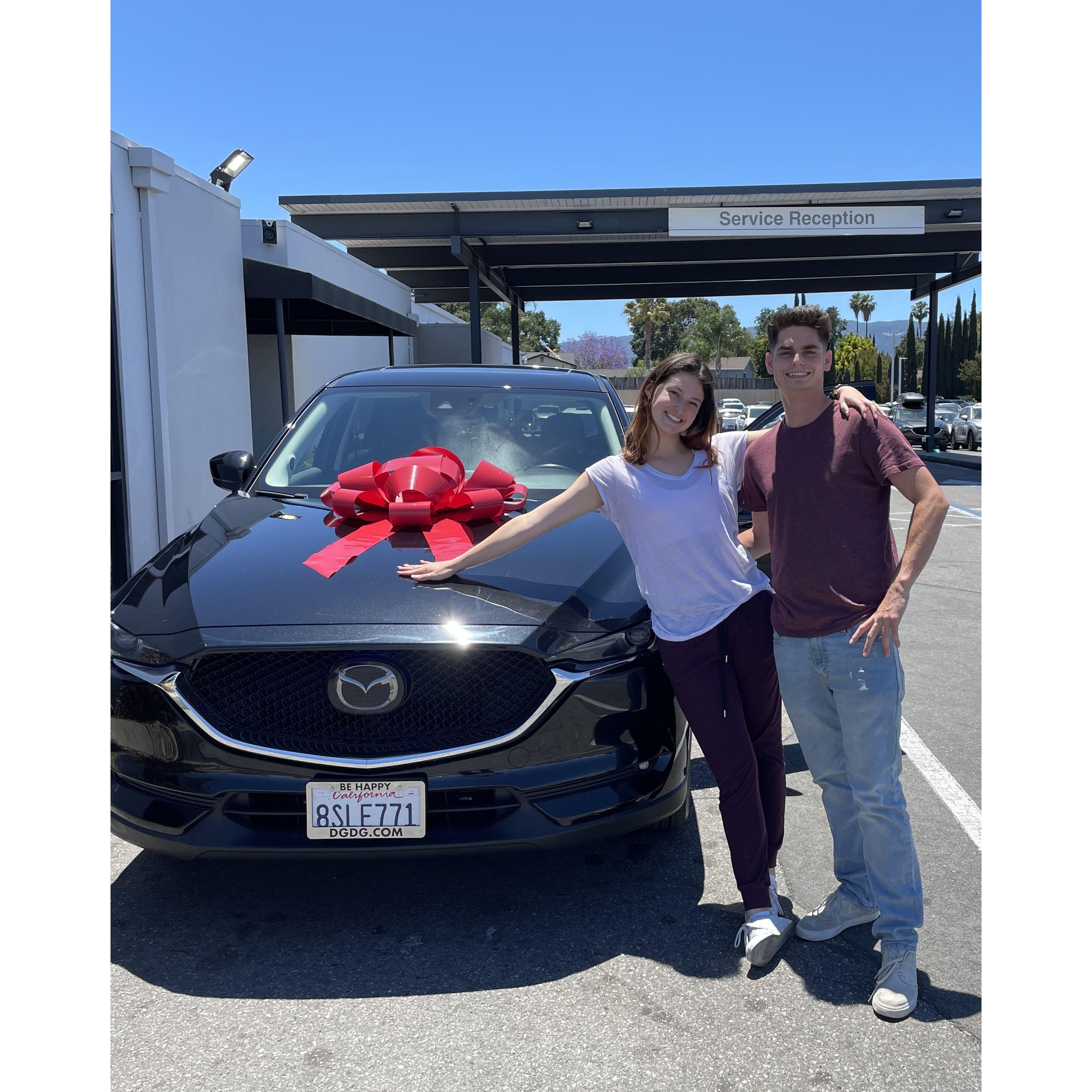 The couple take a huge step and buy a car together!