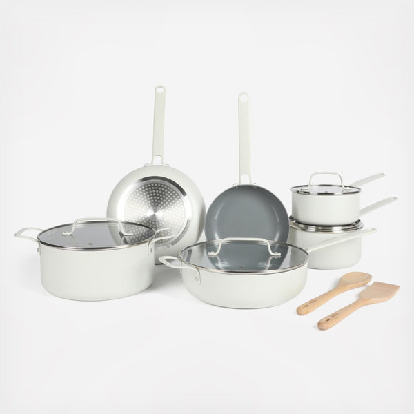 Martha Stewart Emmeline Ceramic Nonstick Cookware Set - Thumbnail 2