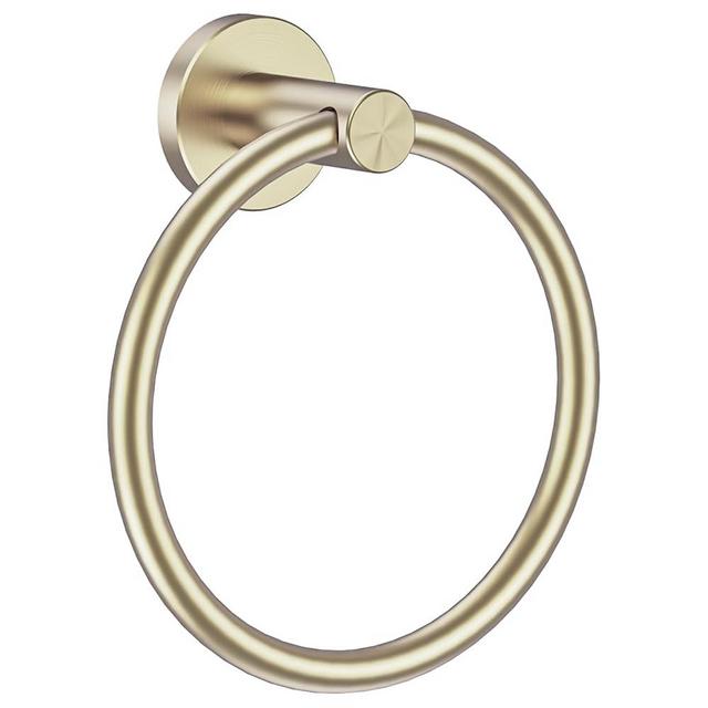 SetSail Towel Holder for Bathroom Wall Gold Towel Ring SUS304 Stainless Steel Hand Towel Holder Heavy Duty Towel Hanger for Bath, Kitchen Drill Hole