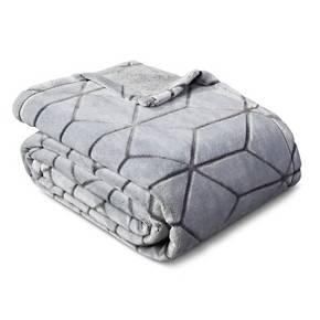 Target Micromink Printed Blanket (Room Essentials) - Full / Queen in Flat Gray