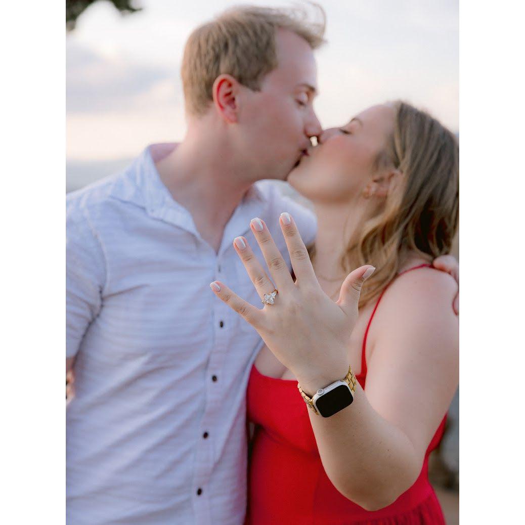 Little did Katie know, he had planned it all out from hiring a photographer, to planning a private dinner dinner, to flying all of their closest family and friends to Italy...