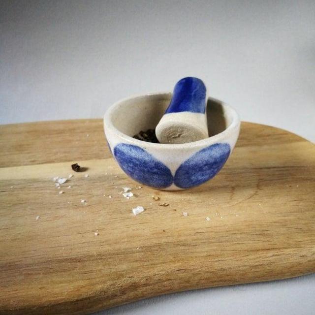 Handmade Ceramic Pestle and Mortar