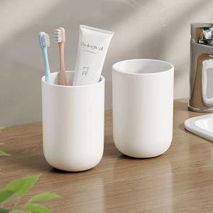 Toothbrush Cup Bathroom Tumbler 2 PCS