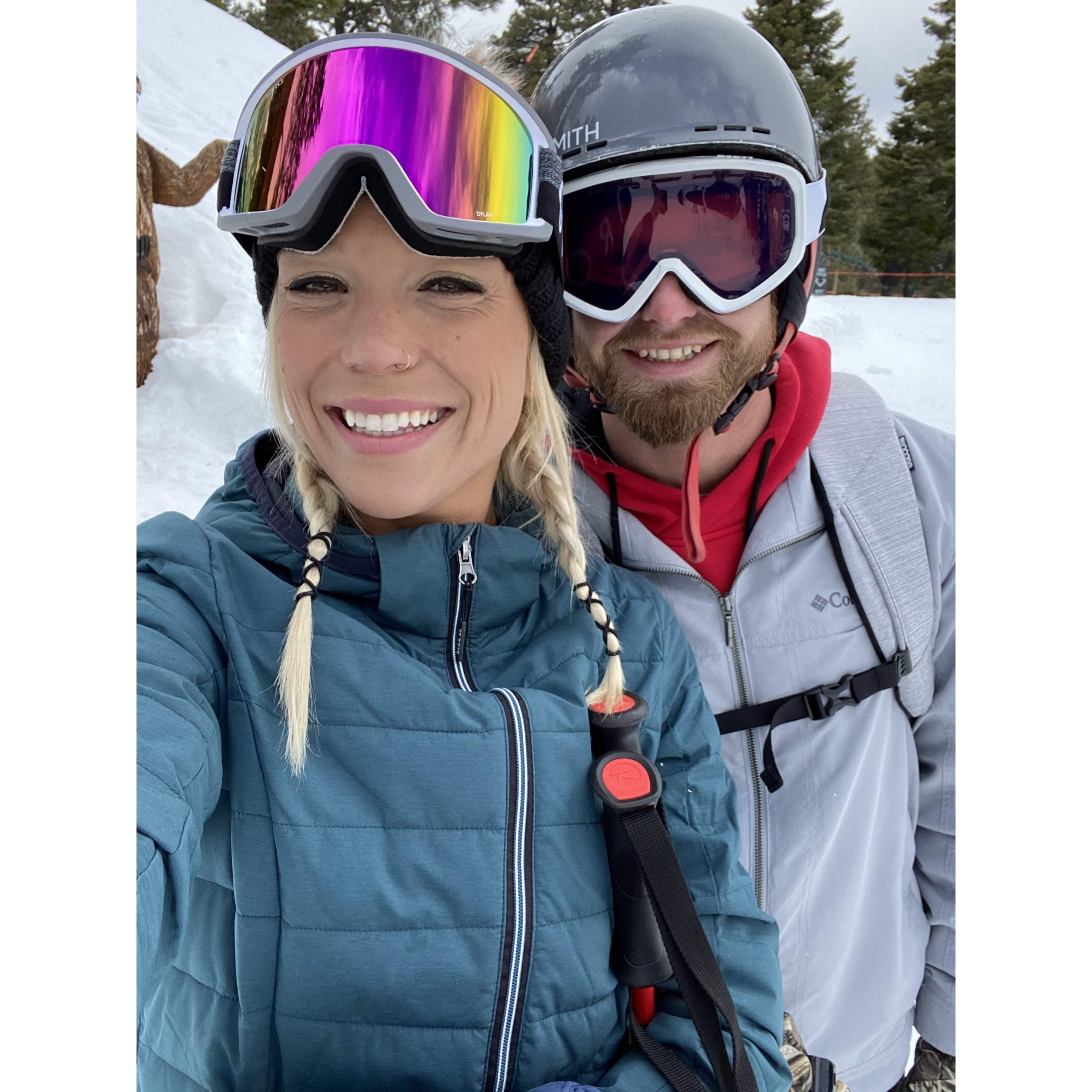 Our first ski trip in Big Bear, CA