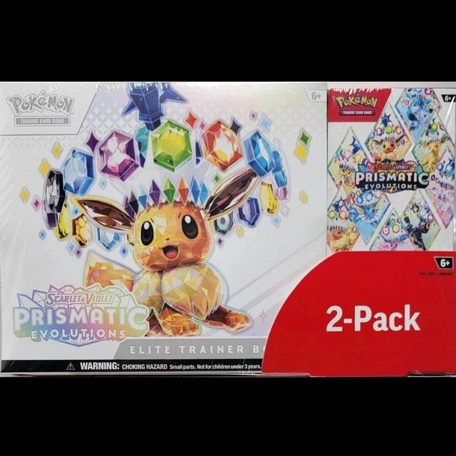 Costco Pokemon Prismatic Evolutions 2-Pack Trainer Box and Booster Bundle