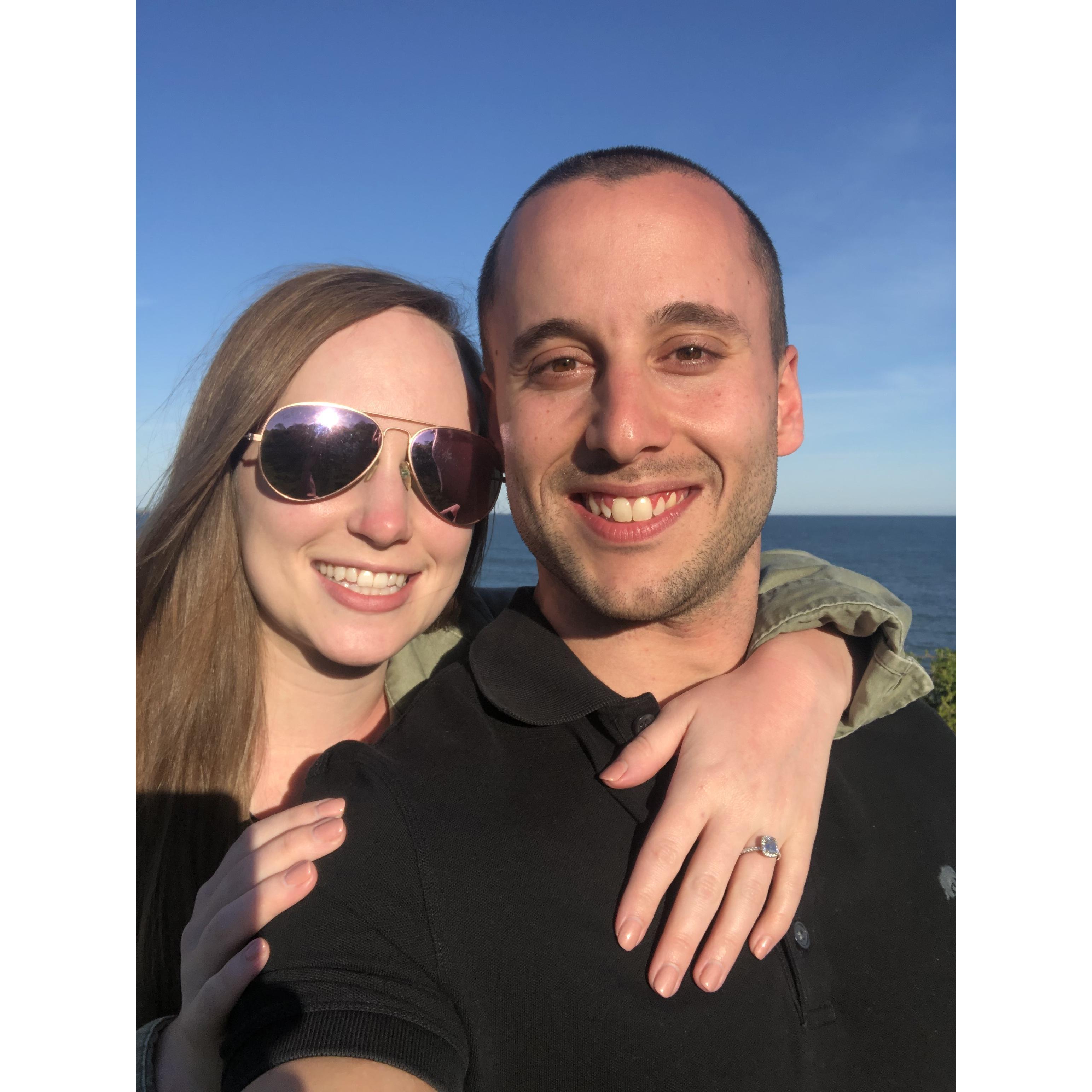 After our engagement in Newport, RI