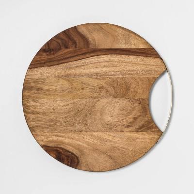 13" Sheesham Wood Round Serving Board - Threshold™