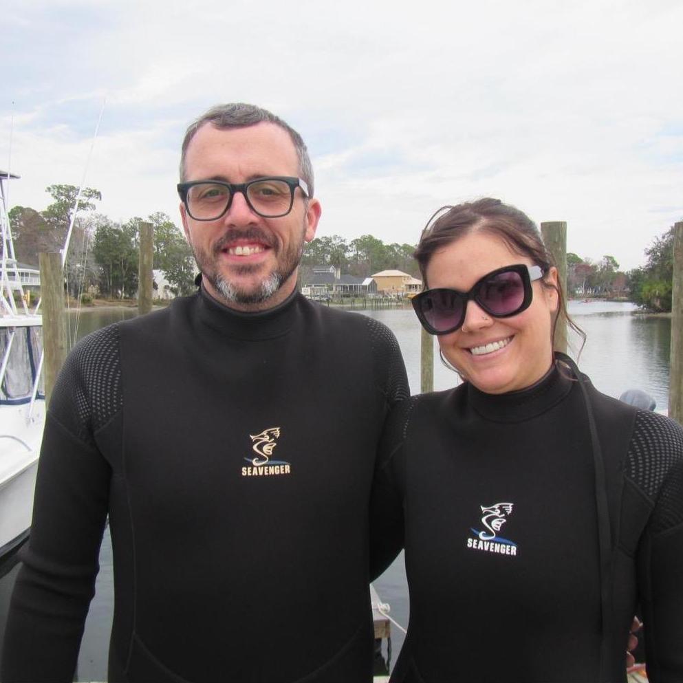 Swimming with manatees for Jason's birthday