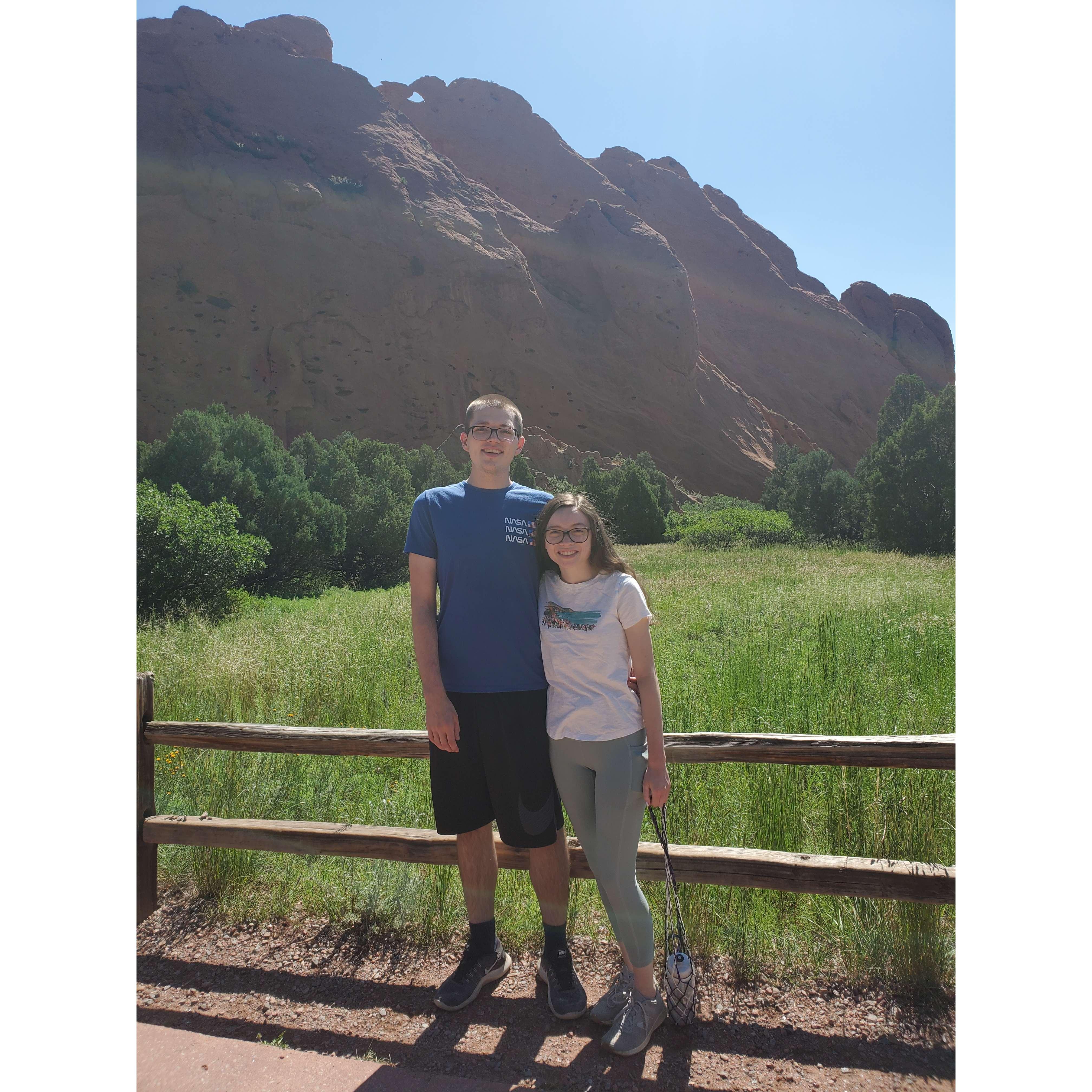 Visiting Garden of the Gods in July 2021