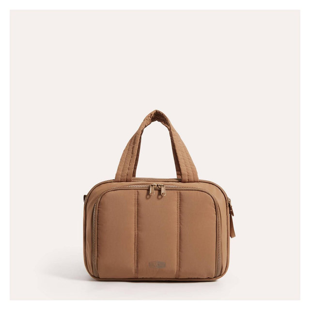 Bagsmart Crush Hanging Toiletry Bag - Camel