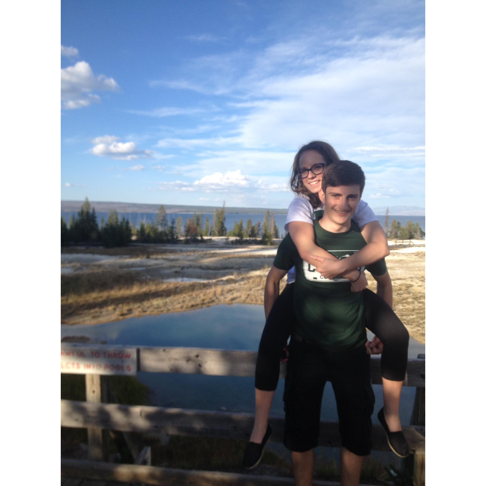 Yellowstone- our first road trip! Summer 2014