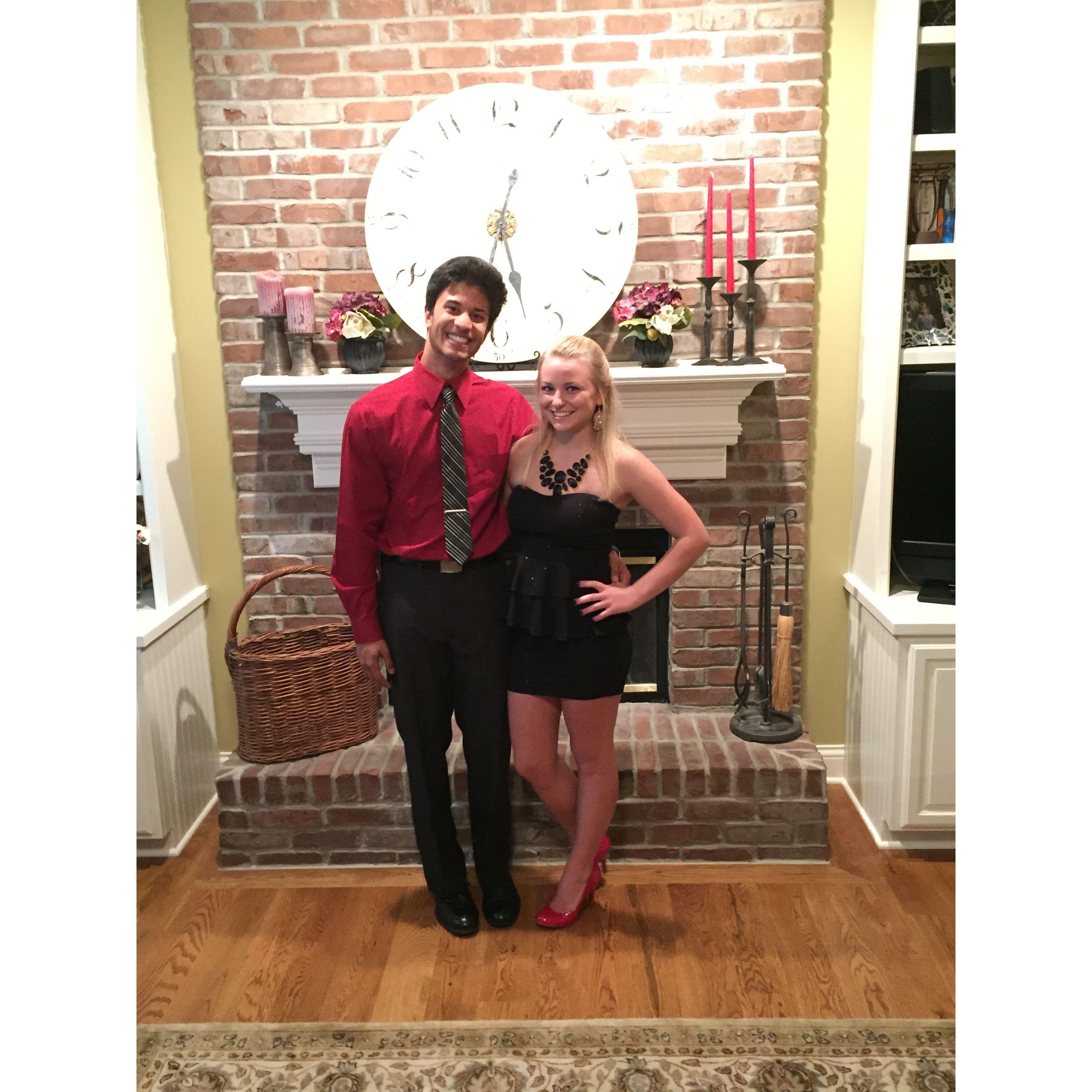 2nd Homecoming we wore the same outfits