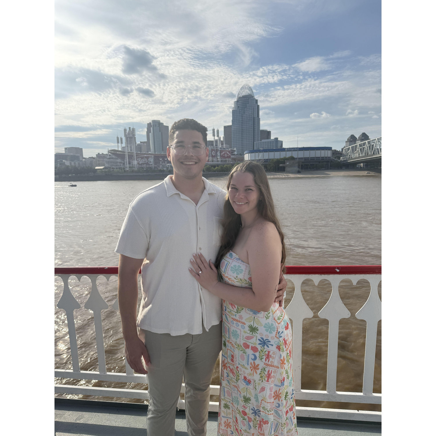 Dinner cruise with family in Ohio