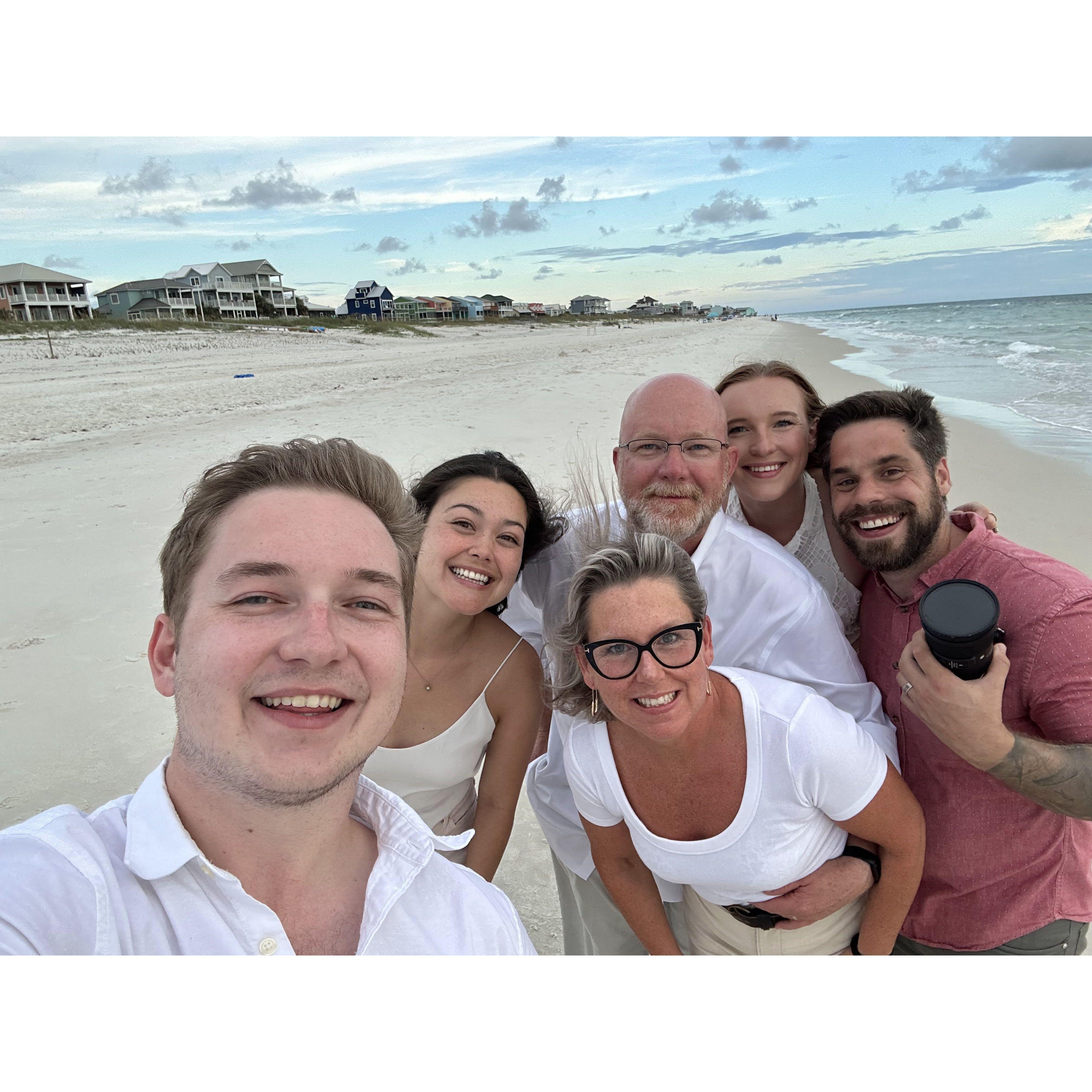 Rachel's first time joining a Crook family vacation in Florida