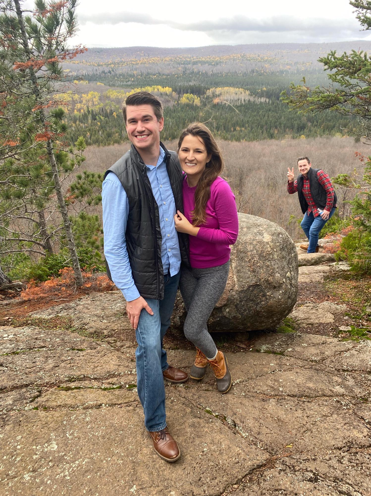 Fall 2021
Taking in the fall views along the Northshore in MN. Tim augmenting the background