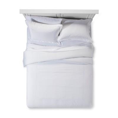White Tonal Hotel Comforter Set (King)- Fieldcrest&#174;