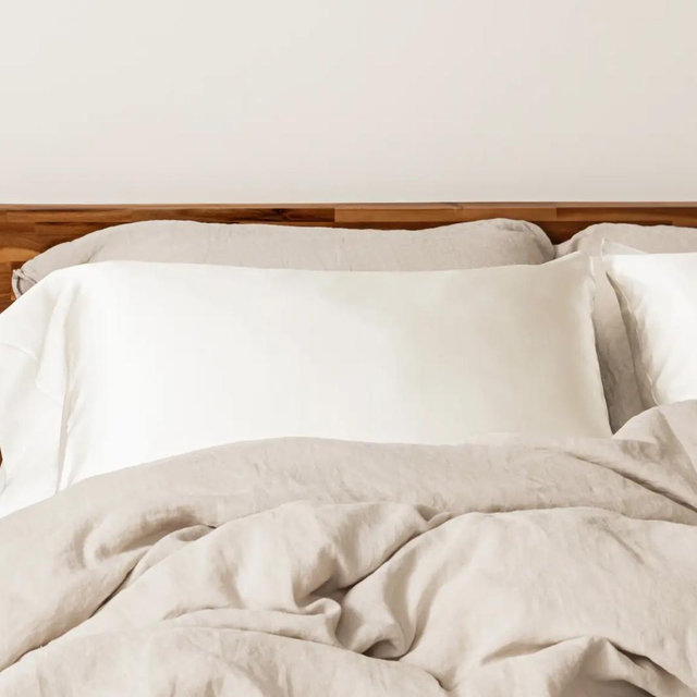 Silk Pillowcase - King, Glacier White