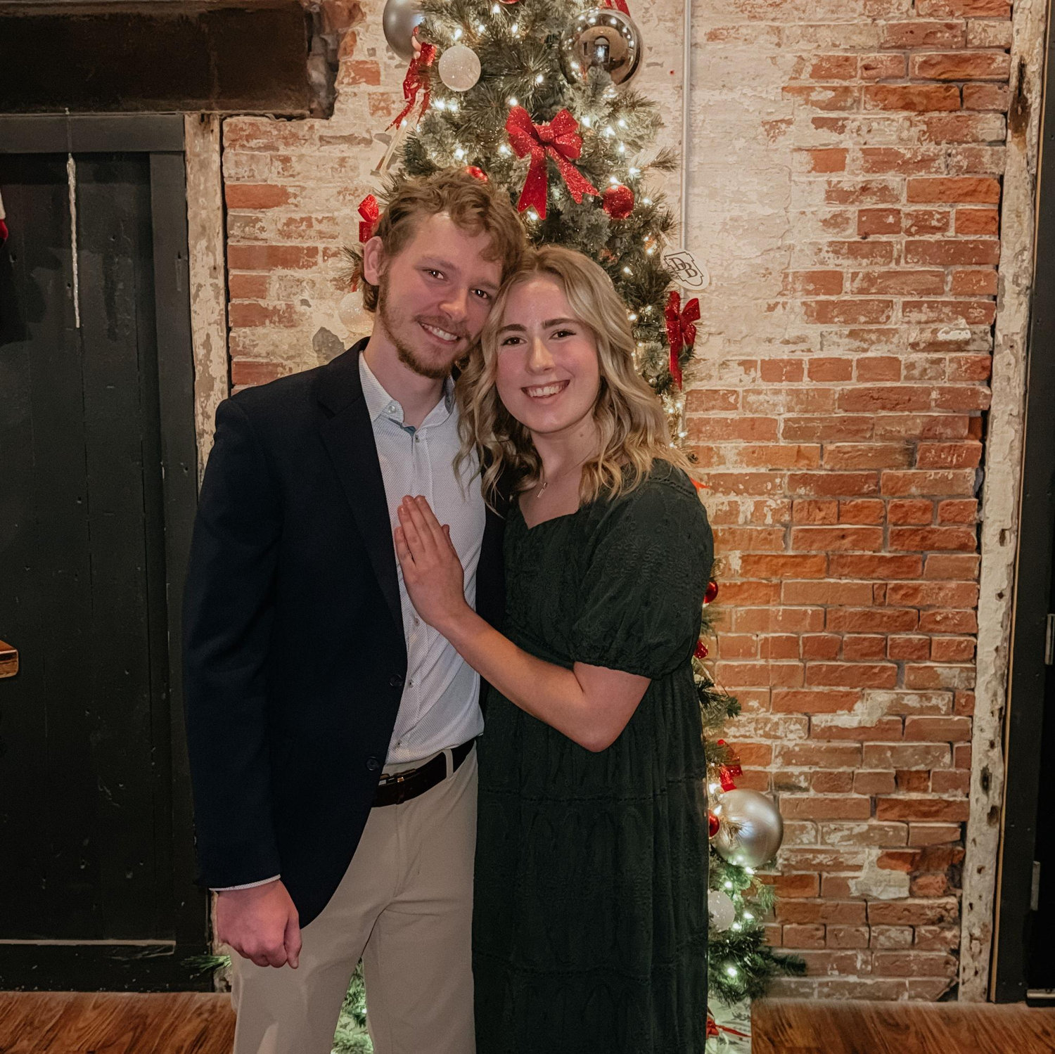 They went to Mia's work Christmas Party