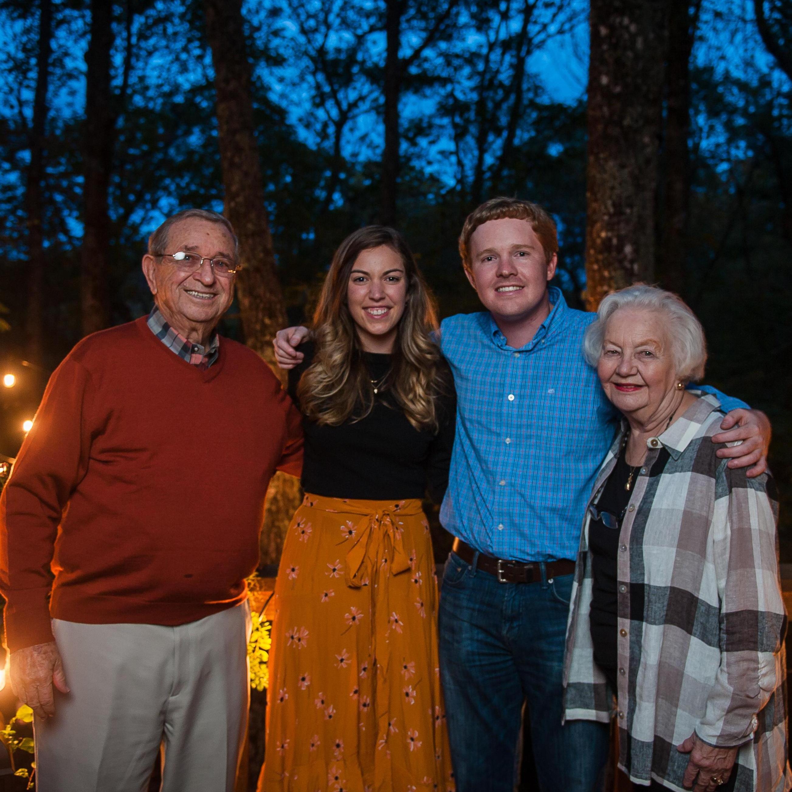 Raymond’s Grandparents at the engagement, October 19, 2018!