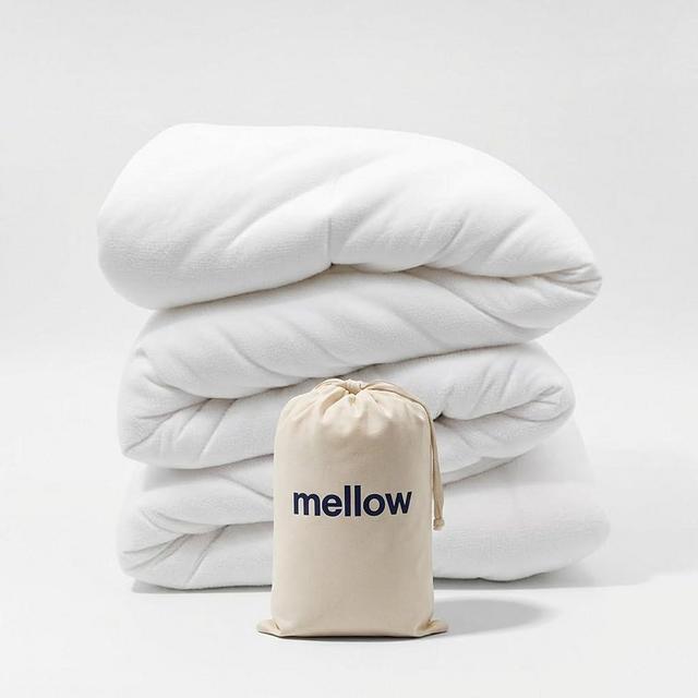 Mellow Marshmellow Comforter King/Cal King - Extra Fluffy Double-Stuffed Down Alternative Duvet Insert, All-Season Temperature-Balancing, Oeko-TEX Class I Fabric, Box-Stitch, Machine Washable