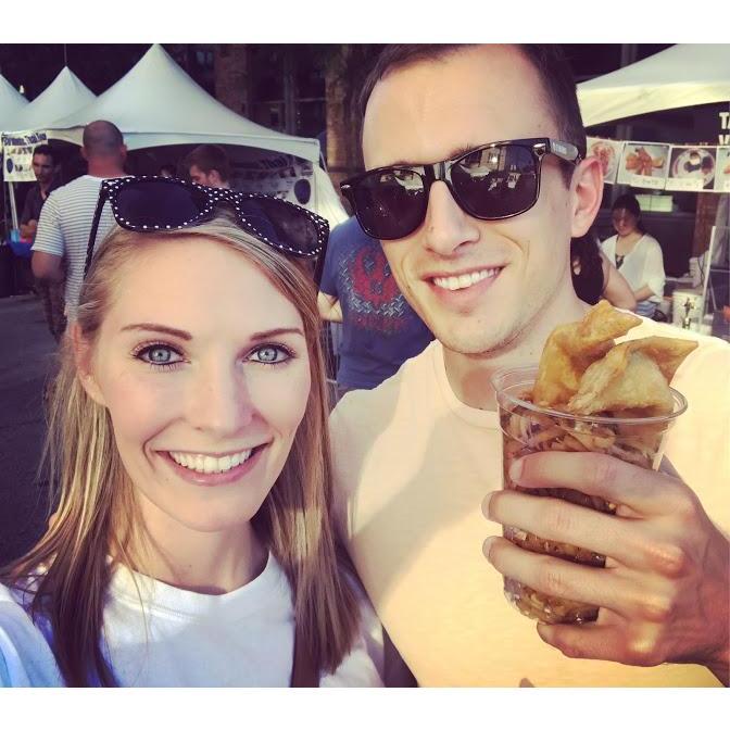 We absolutely love DM's diversity. Every year they hold the CelebrAsian festival downtown and since we are going to Thailand for our honeymoon, we gorged ourselves on some delicious Thai food!