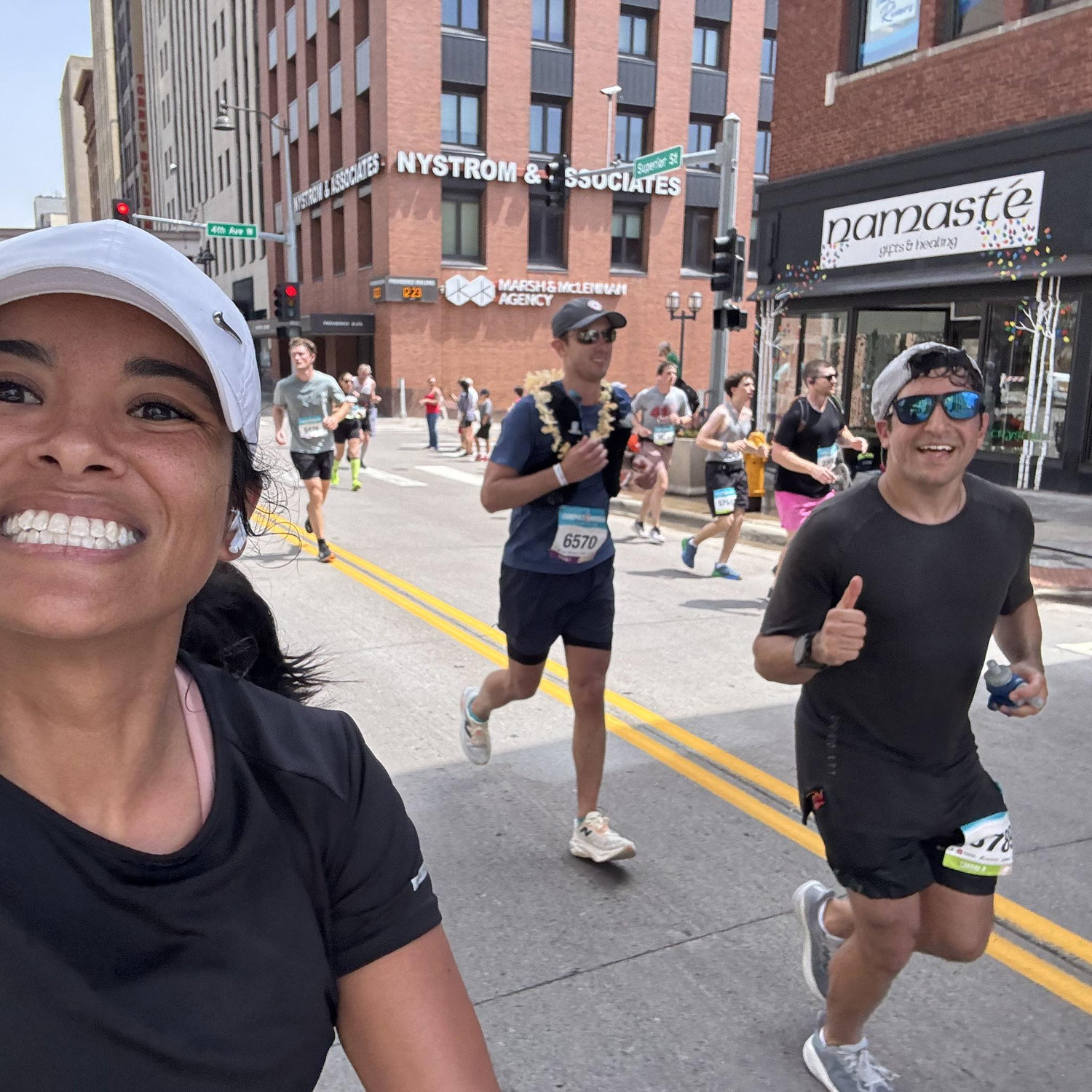 Along the way we learned that the best hobbies are the ones you share. Mohammed had a vision, starting with running. Jessie had doubts. Two marathons each later and she's come around (mostly).