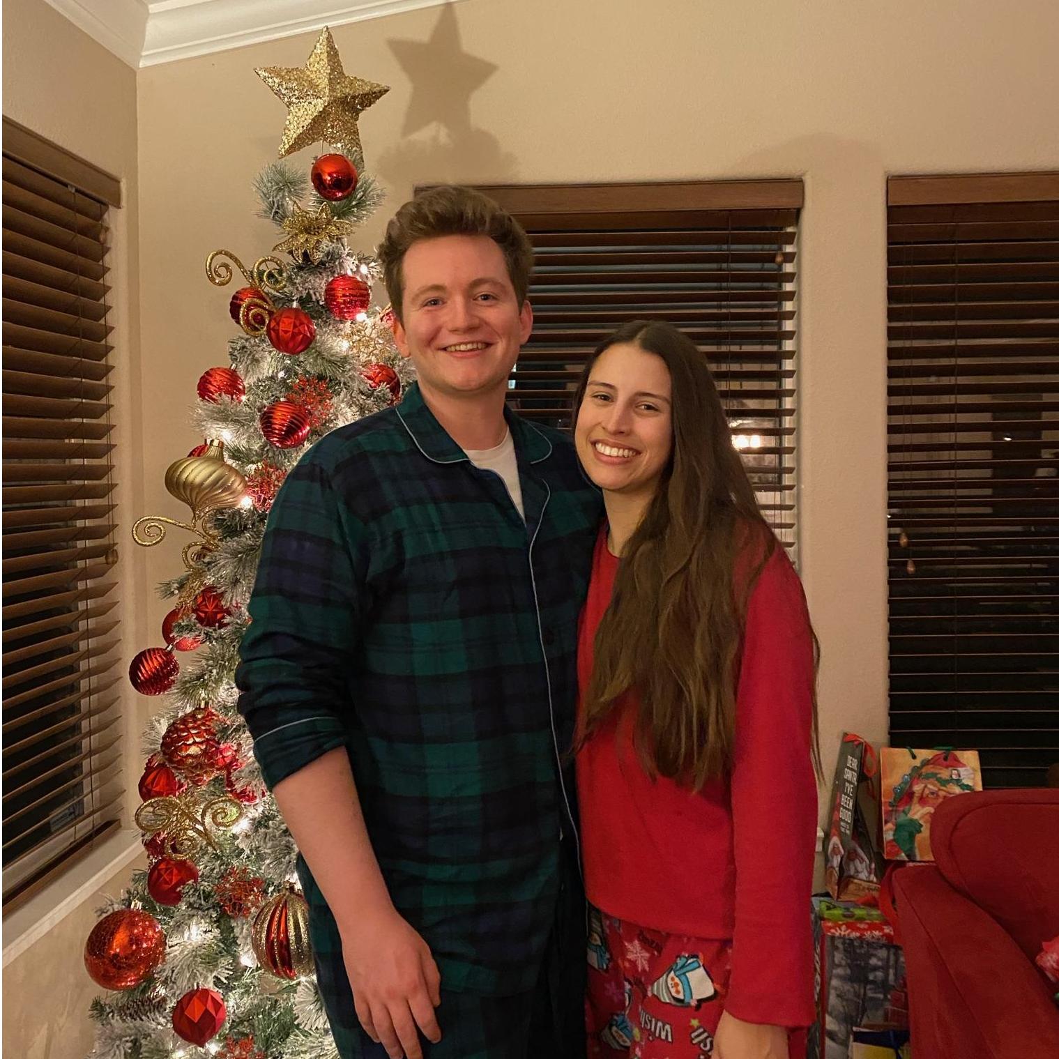 Cameron's first Christmas with Samantha's family in California!